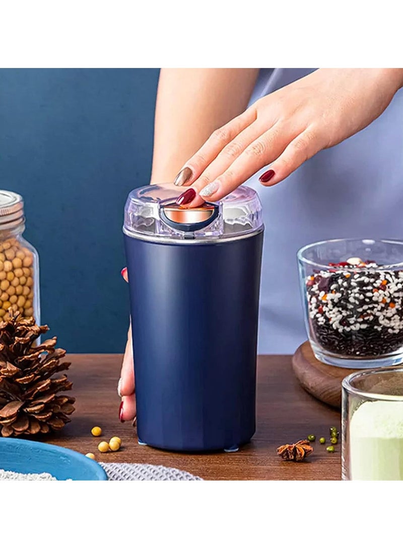 Portable Electric Coffee Grinder – 200W, 100g Capacity, Adjustable Grind Settings - Image 1