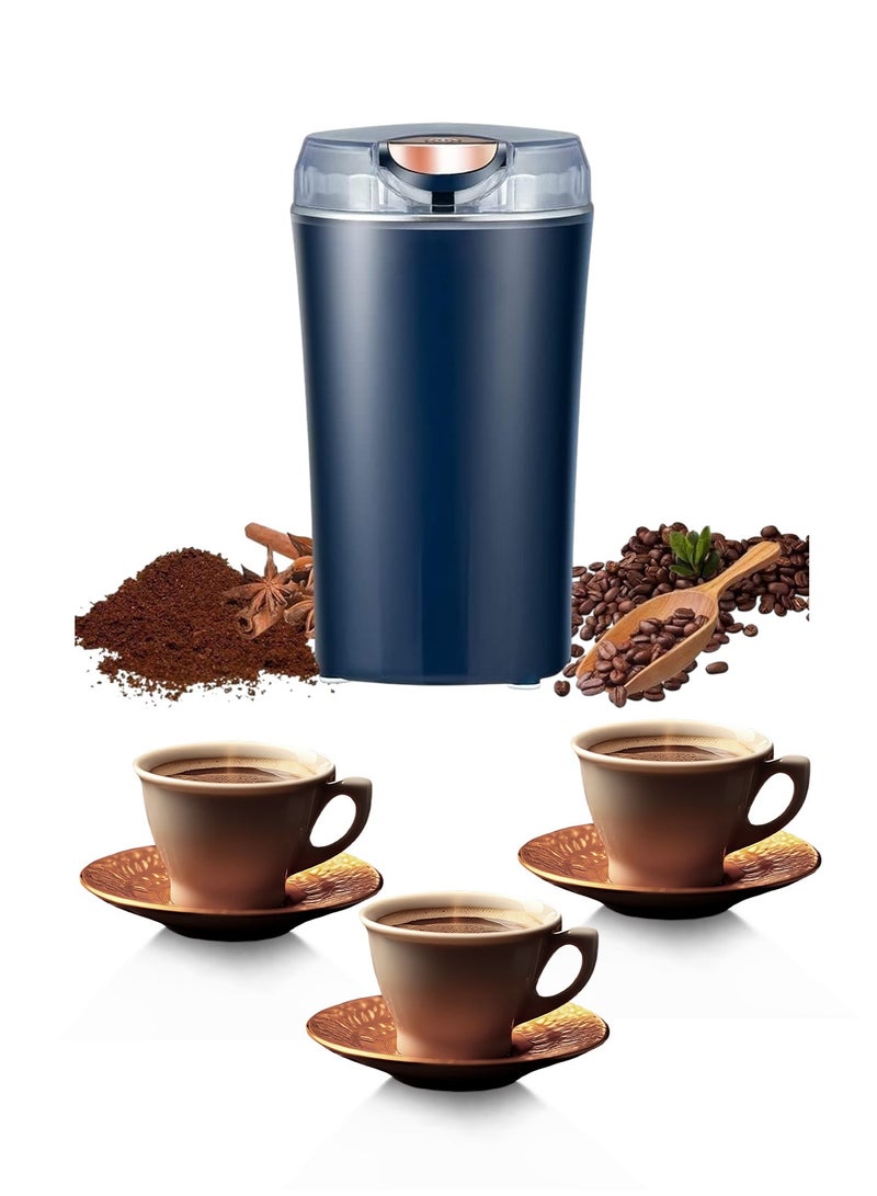 Portable Electric Coffee Grinder – 200W, 100g Capacity, Adjustable Grind Settings - Image 3