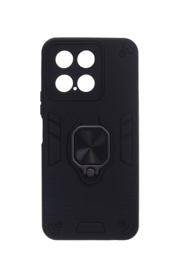 Shockproof Silicone Back Cover for Honor X5B - Black - Image 1