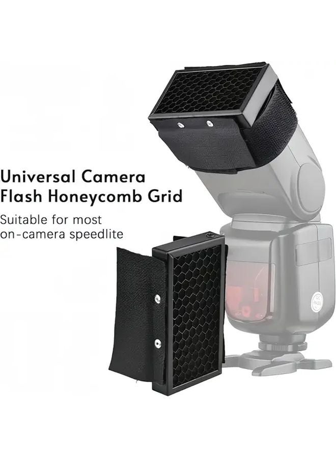 Small Honeycomb Lampshade Grid Metal Flash Accessory for Nikon Sony Godox Speedlite Easy Installation - Image 5