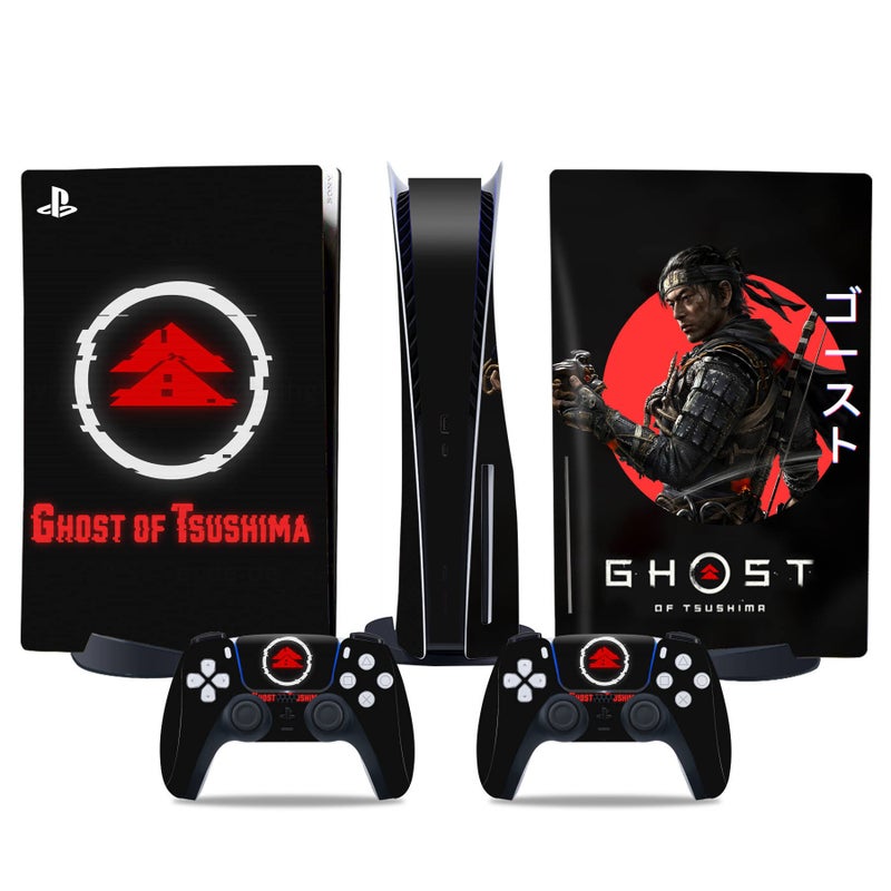 PS5 disc version sticker PS5 digital version console and controller film Ghost of Tsushima support dropshipping matte