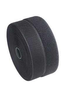 GSK Cut GSK Cut Non Adhesive Hook Tape Non Adhesive Loop Tape 25Mx50mm 10Mx 50mm 2Mx50mm Black Color No Glue on Back side NonAdhesive Fabric Fastener Interlocking Tape for Sewing Crafts DIY Clothes Shoes etc Black 25 Meter 