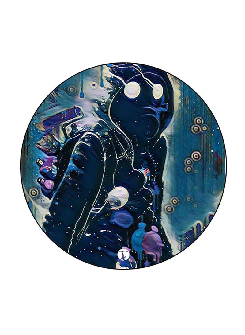 Drawing Printed Mouse Pad Round  Multicolour