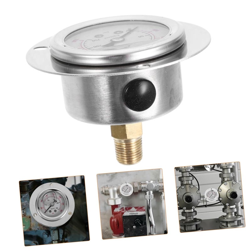 مقياس ضغط صناعي جارفالون مقاوم للصدمات لتطبيقات الزيت والهواء سهل التركيب - Image 5