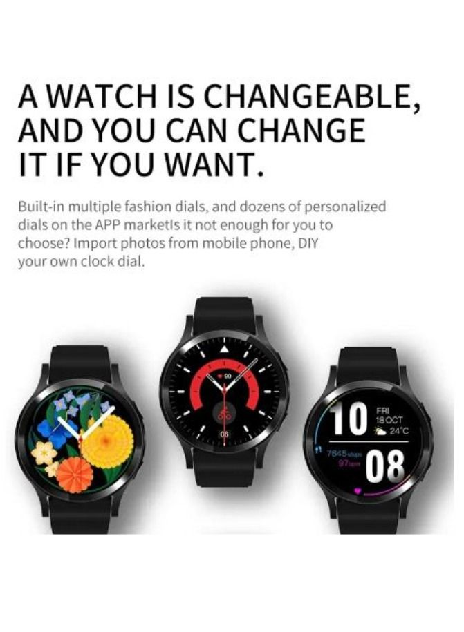 AROAQ F8 1.39inch Full HD IPS Color Smart Watch IP67 Waterproof Smartwatch Heart Rate Sleep Monitor Multiple Sport Model Fitness Bracelet Men Women - Image 4