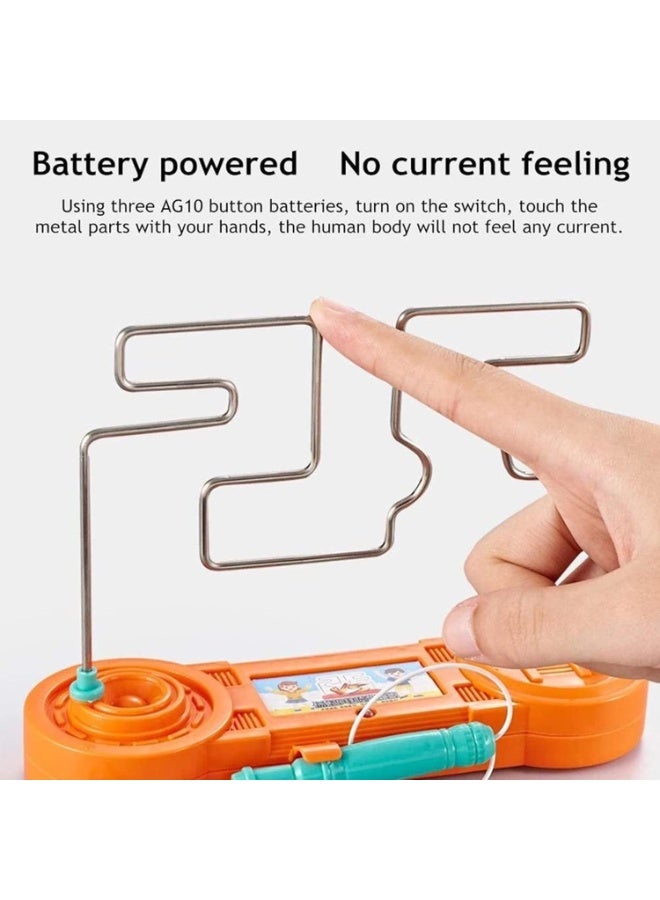 Solumi Buzz Wire Game – 3-in-1 Collision Electronic Maze Game with Replaceable Tracks & Gift Box, Focus & Patience Training Game for Kids, Teens & Adults – Intellectual Development Toy with Lights & Sound (Green)  - Image 5