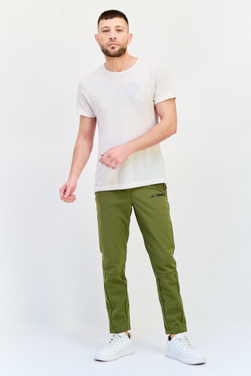 Adidas Adidas Terrex x National Geographic Men Sportwear Fit Outdoor Tactical Pants, Olive - Image 4