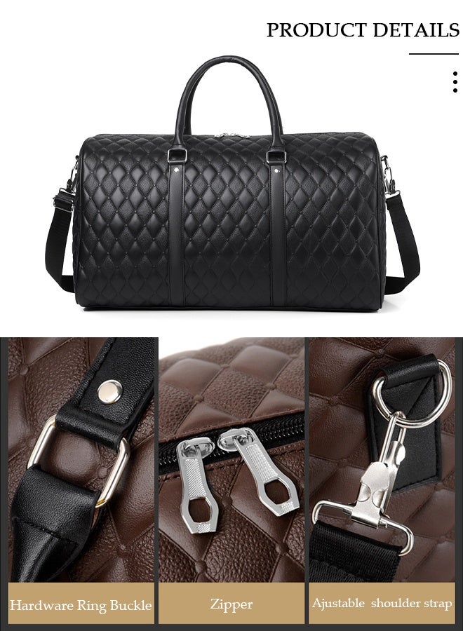 DUNISO Travel Duffel Bag Luggage Collection Business Travel Suitcase  Weekender Overnight Bag Large Carry On Airport Bag for Travel Business Trips Sports Duffel Bag Gym Sports Luggage Bags - Image 3