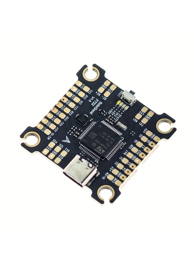 Black F722 Flight Controller With 60A 4in1 ESC For FPV Drone Build - Image 1