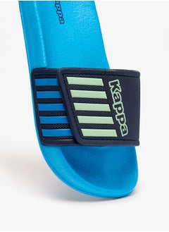 Kappa Boys' Logo Print Slip-On Slides  - Image 4