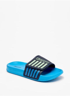 Kappa Boys' Logo Print Slip-On Slides  - Image 1