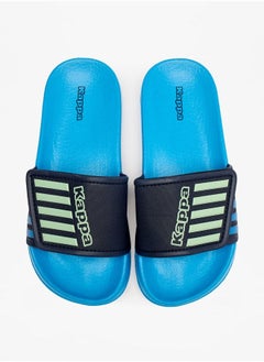 Kappa Boys' Logo Print Slip-On Slides  - Image 2
