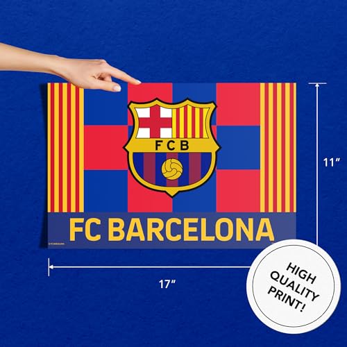 Desert Cactus FC Barcelona Poster Football Soccer 11 x 17 Inch Room Office Décor Decoration Official Fan Gear (11x17 inch,Design G, Paper) - Image 3