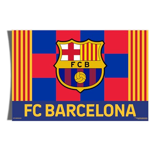 Desert Cactus FC Barcelona Poster Football Soccer 11 x 17 Inch Room Office Décor Decoration Official Fan Gear (11x17 inch,Design G, Paper) - Image 1