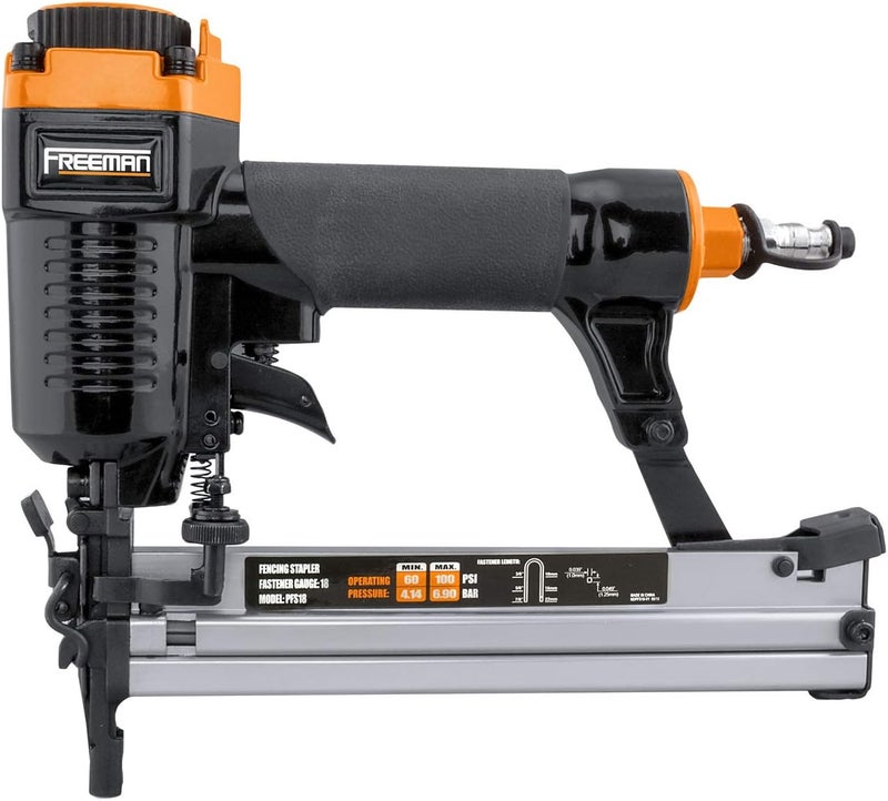 Freeman PFS18 Pneumatic 18-Gauge 7/8" Fencing Stapler with Belt Hook - Image 2