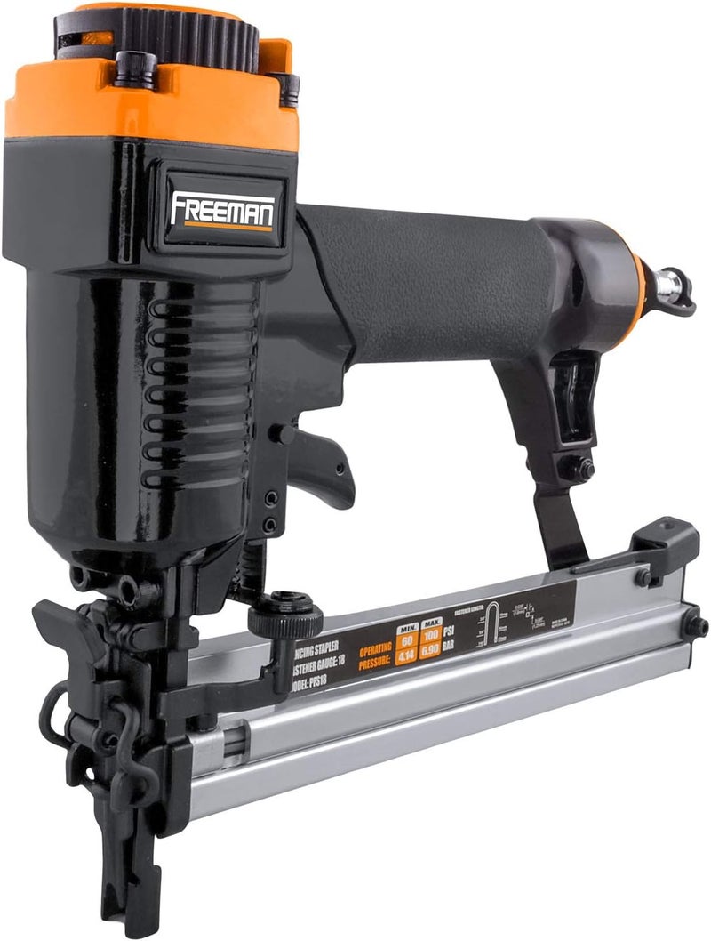 Freeman PFS18 Pneumatic 18-Gauge 7/8" Fencing Stapler with Belt Hook - Image 1