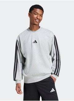 Adidas Essentials 3 Stripes Fleece Sweatshirt  - Image 1