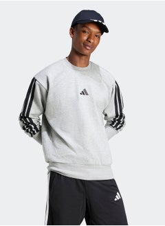 Adidas Essentials 3 Stripes Fleece Sweatshirt  - Image 5