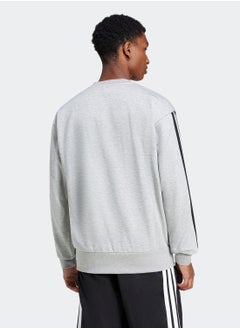 Adidas Essentials 3 Stripes Fleece Sweatshirt  - Image 2