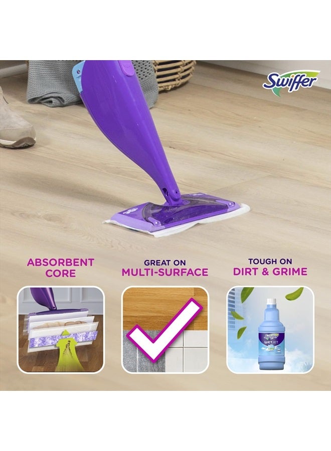 Swiffer WetJet Hardwood Floor Cleaner Spray Mop Pad Refill, Multi Surface, 24 Count - Image 2
