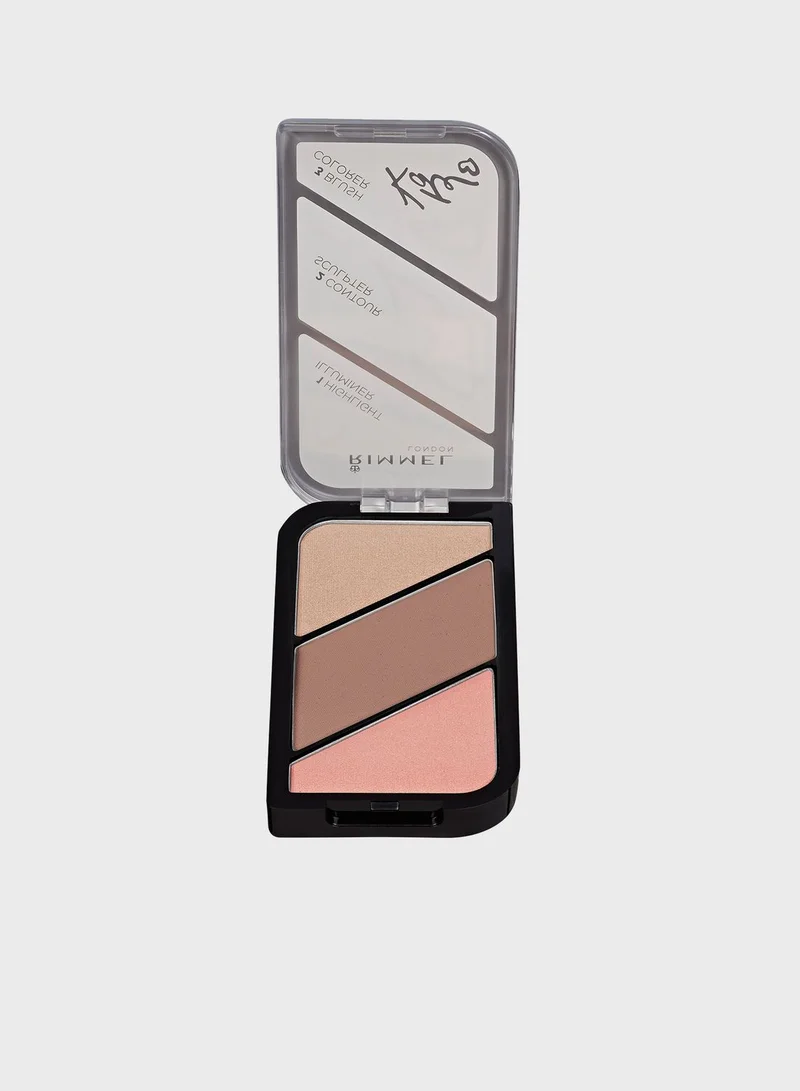 RIMMEL LONDON Rimmel Sculpting Palette – 002 – Coral Glow, 18,5g