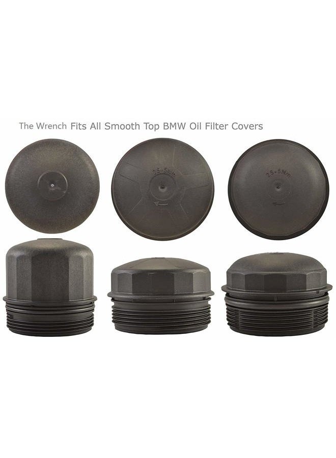 Ibetter Metal-Free HU816 Oil Filter and 86.4mm 16 Flutes Oil Filter Wrench for BMW with HU816 Oil Filter, Oil Filter Housing Cap Removal Tool for Oil Change, Oil Filter Socket Wrench Kit for BMW - Image 3