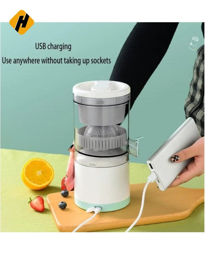 HuHa Multifunctional Electric Juicer, Portable Home Juicer, Juice Residue Separation Juicer Juicer, with Silicone Seal Ring, Even Size Holes  - Image 3