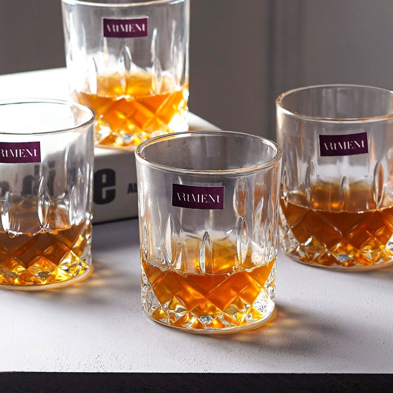 Artment Sculpted Tumbler Whiskey Glasses Set of 4 - Image 5