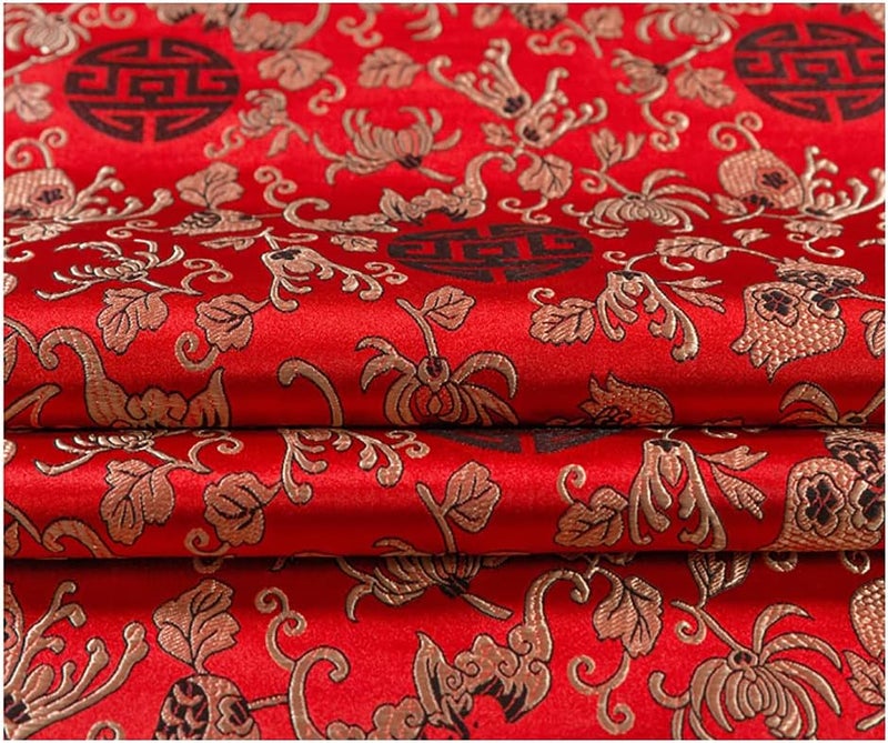 Silk Satin Fabric, Surface Bright Delicate Texture Dense for Wedding Dress Costume Accessories Home 75X50cm(B) - Image 1