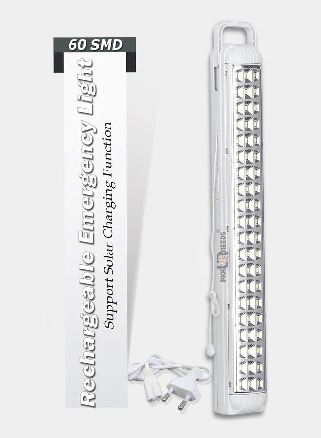 Pick Ur Needs Emergency Rechargeable Home Delight Long Tube Light with 15 Hours Backup Emergency Light (White) (60 LED) - Image 2