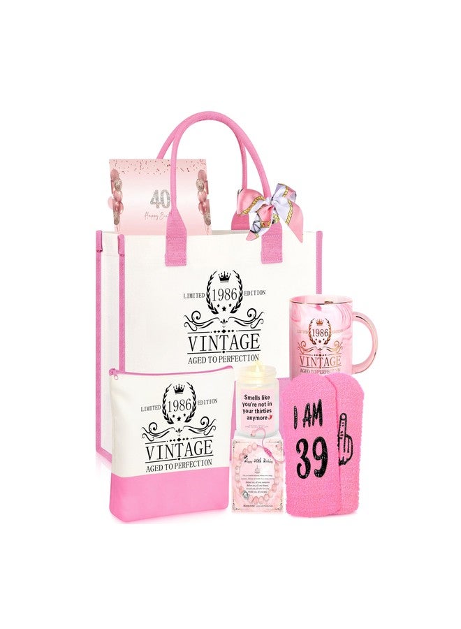 SiplyHaven 40th Birthday Gifts Women 40 Year Old Birthday Gifts for Women Mom Wife Sister Her Turning 40 Vintage 1986 Gifts for 40th Birthdays Woman - Image 1