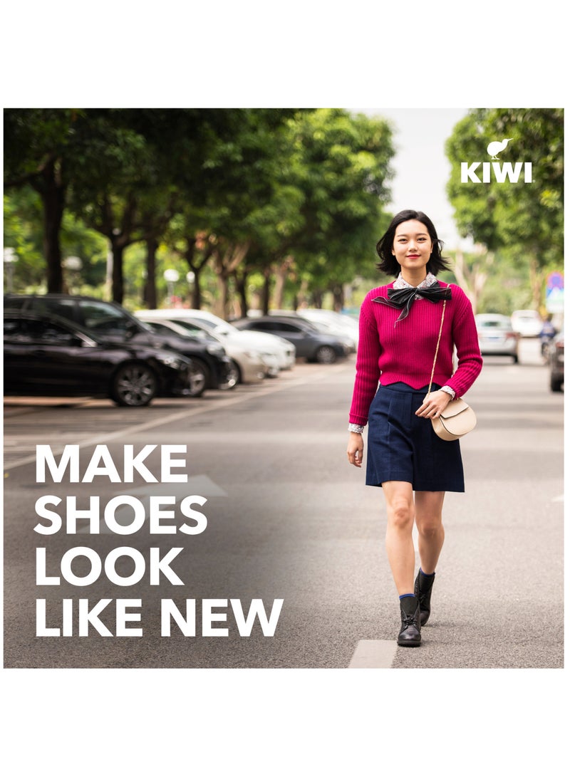 كيوي ملمع أحذية سائل ممتاز حماية ولمعان فوري، أسود 75مل - Image 3