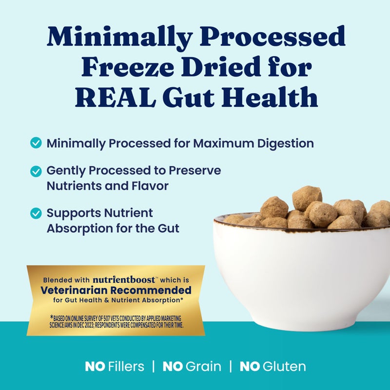 Solid Gold Freeze Dried Dog Food - W/Real Beef, Pumpkin & Superfoods - Freeze Dried Raw Dog Food Toppers for Picky Eaters to Serve as a Nutrient-Dense Meal Topper or High Protein Treats - 5.5oz - Image 2