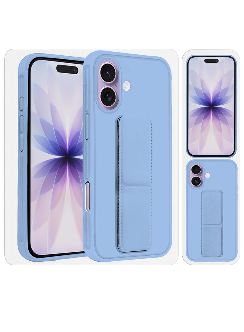 Premium PU Leather Case for iPhone 17 with Stand Function Shockproof and Anti Scratch Finger Grip - Image 4