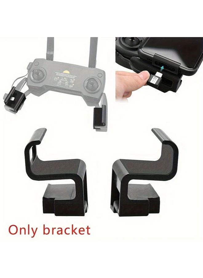 زوج واحد من مشبك حامل الهاتف الأسود لطائرات DJI Mavic Mini وMavic 2 Pro وAir وSpark بدون طيار - Image 3