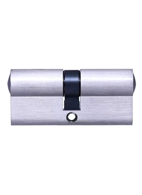 Normal Door Cylinder With Key Silver 60mm
