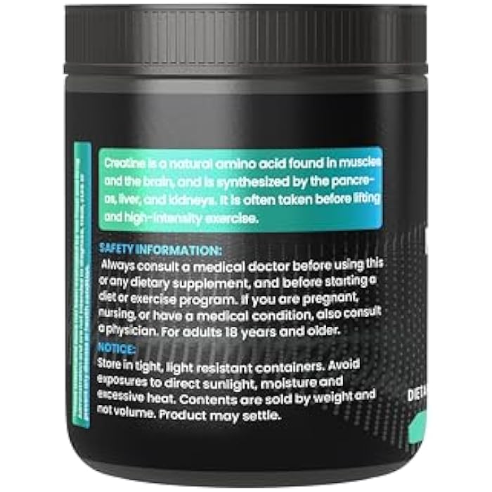 PURE ORIGINAL INGREDIENTS Creatine Monohydrate Powder, 13.8 oz, Dietary Supplement, Micronized - Image 2