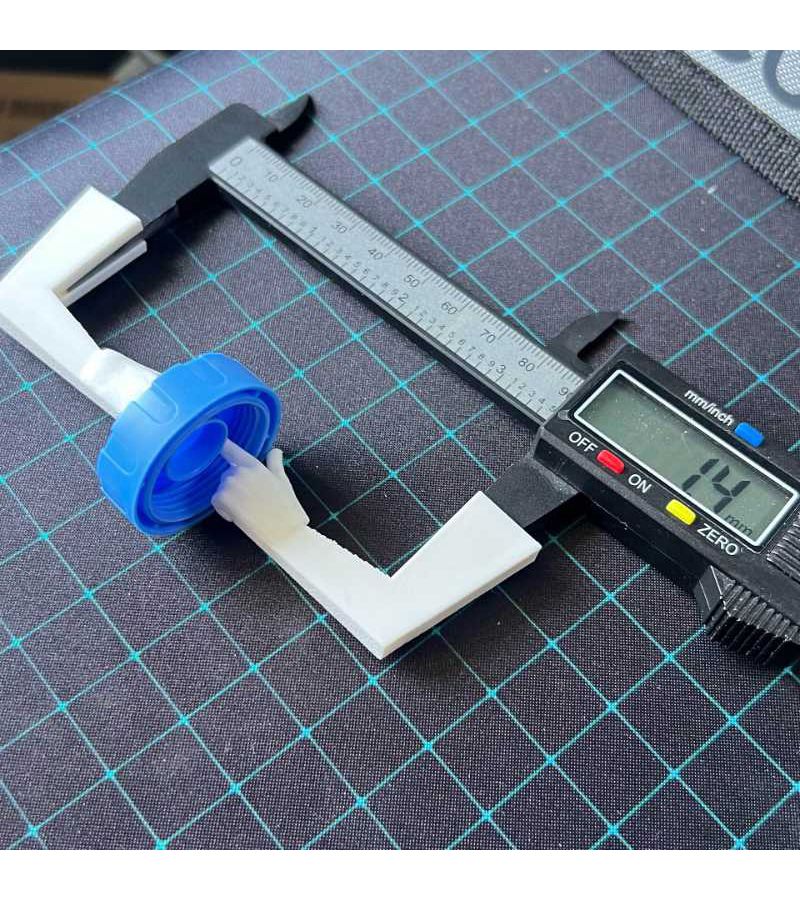 White Finger Sleeve Caliper Portable Mini Vernier Caliper Precision Measuring Tool for Finger Width - Image 2
