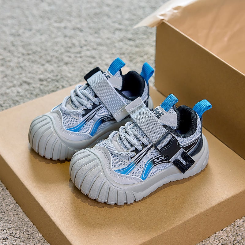 Mesh Sneakers Lightweight Flexible Sole Walking Shoes For Kids Indoor And Outdoor Activities - Image 3