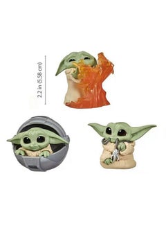 Trunkin Trunkin The Mandalorian Baby Yoda Grogu 4pcs Action Figure Anime Kawaii Manga Statue PVC 6CM Star Wars Master Yoda Action Figure Model Toys Doll Collectible  - Image 5