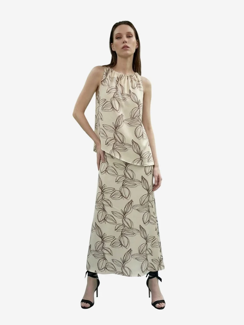 MY FASHION MY FASHION Lyocell Two-Piece Coord Set