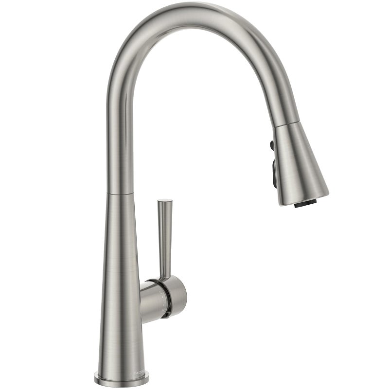 Lava Odoro Montelux Brushed Nickel Kitchen Faucet with Pull Down Sprayer Single Handle Kitchen Sink Faucet Faucet for Kitchen Sink with Magnetic Docking Spray Head and Deck Plate KF321BN - Image 2