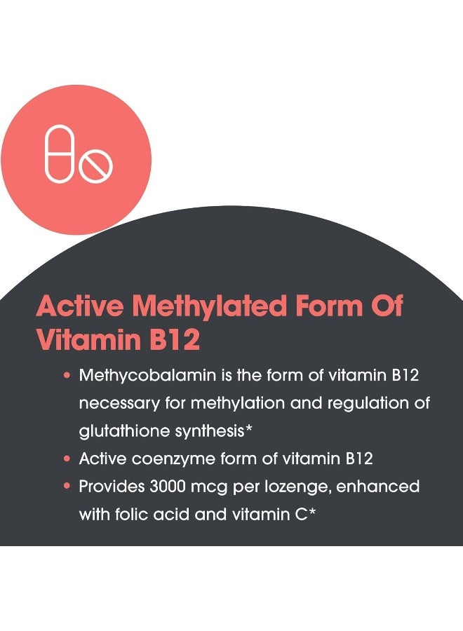 Allergy Research Group أقراص ميثيلكوبالامين B12 عدد 50 للبالغين - Image 5