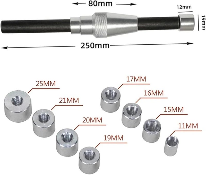 مجموعة أداة محاذاة القابض مع 8 محولات للسيارات والشاحنات الخفيفة والجرارات بحافظة معدنية للتخزين - Image 4