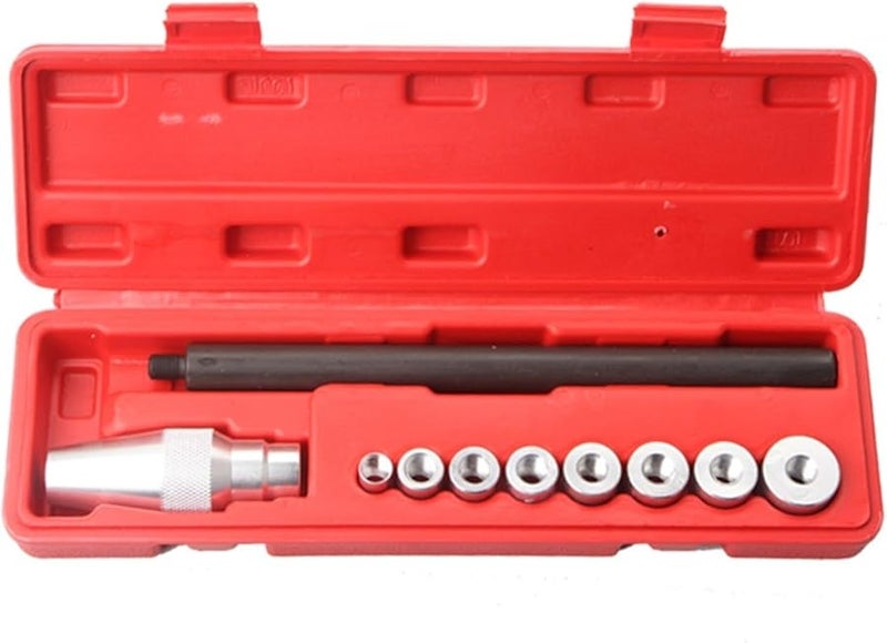 مجموعة أداة محاذاة القابض مع 8 محولات للسيارات والشاحنات الخفيفة والجرارات بحافظة معدنية للتخزين - Image 2