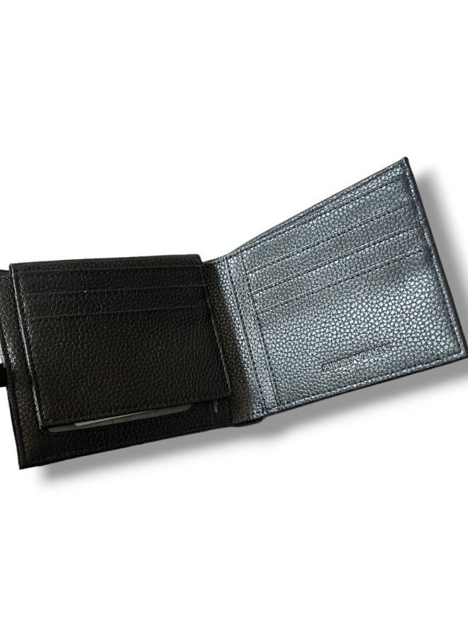 armani Emporio Armani Men's Leather Belt and Wallet Set - Black  - Image 4