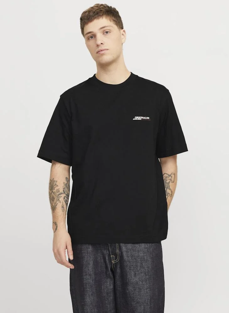 جاك اند جونز Jorislington Logo Crew Neck T-Shrt