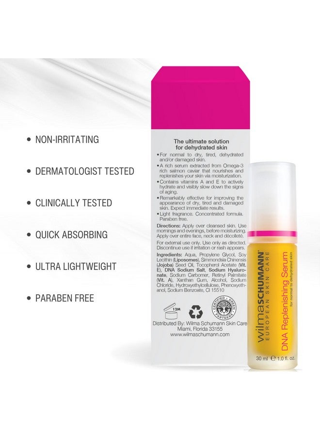 WILMA SCHUMANN Dna Replenishing Serum Nourishes Skin And Reduces Fine Lines And Wrinkles Face Serum For All Skin Types Hydrating Facial Serum 1Oz/30Ml Luxury Skin Care - Image 3