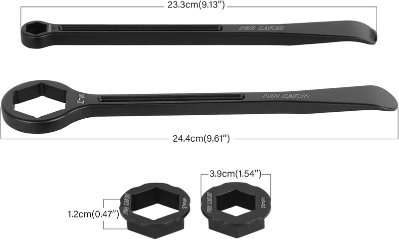 PRO CAKEN Universal Motorcycle Tire Iron Set - 5-Piece Changing Tool Kit - Image 2