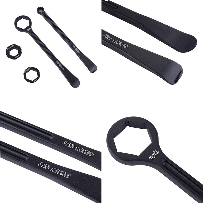 PRO CAKEN Universal Motorcycle Tire Iron Set - 5-Piece Changing Tool Kit - Image 4